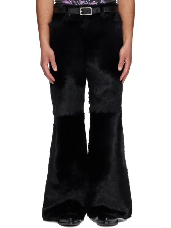 LU'U DAN LU'U DAN 'Year of the Horse' Pony Phat XL レザー トラウザーズの商品画像