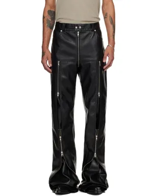 LU'U DAN Zipped Riot 5-Pocket フェイクレザー パンツ - サムネイル1