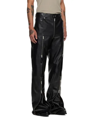LU'U DAN Zipped Riot 5-Pocket フェイクレザー パンツ - サムネイル2