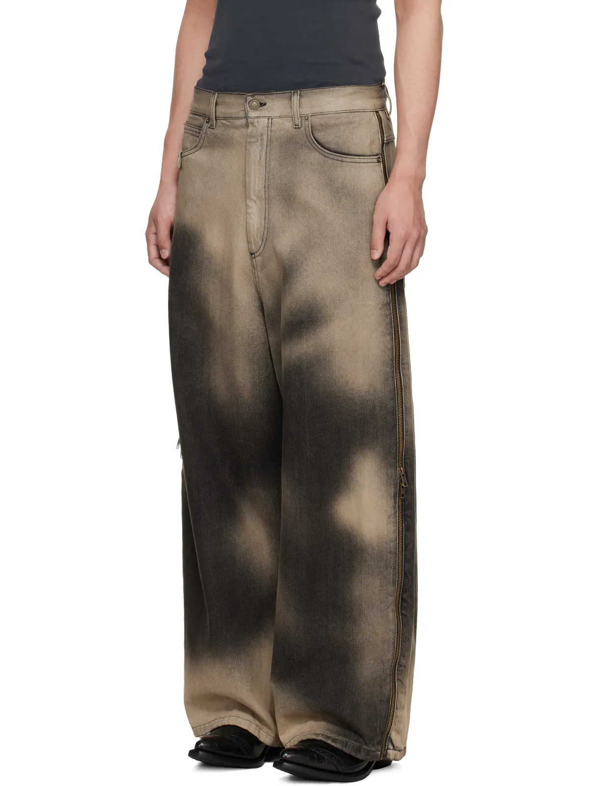 LU'U DAN Side Zip ジーンズ - 画像4