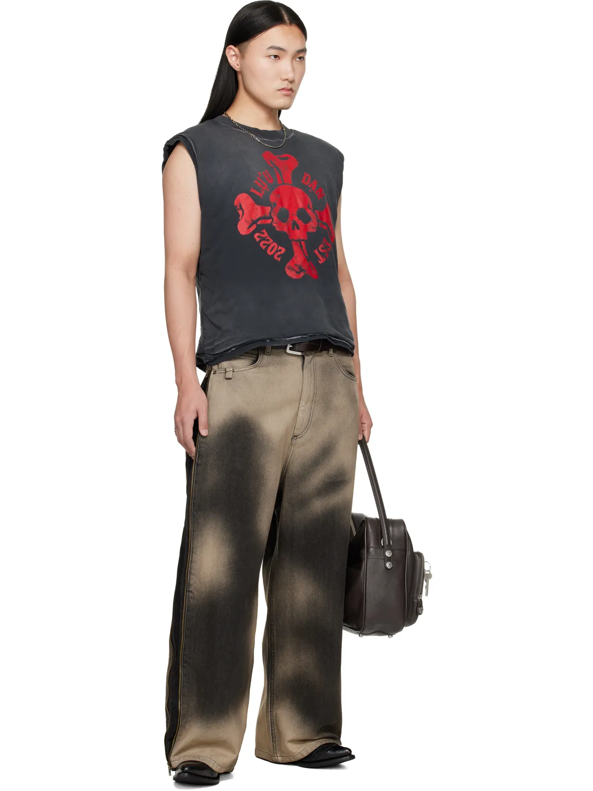 LU'U DAN Side Zip ジーンズ - 画像5