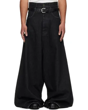 LU'U DAN Drop Crotch ジーンズ - サムネイル1