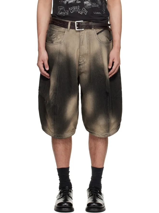 LU'U DAN LU'U DAN Puffa デニムショートパンツの商品画像
