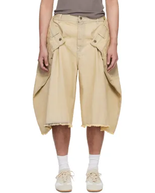 LU'U DAN Maxi デニムショートパンツ - サムネイル1