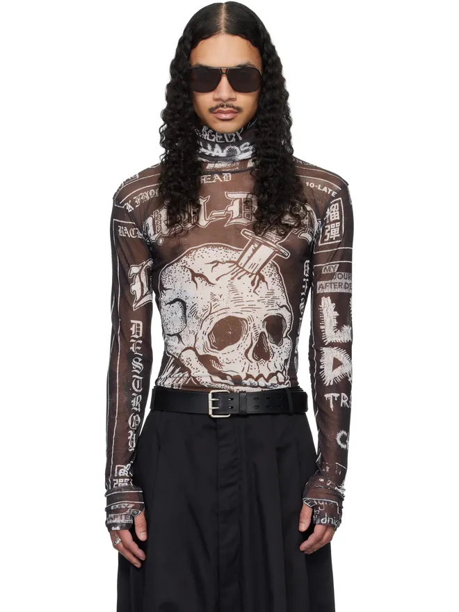 LU'U DAN LU'U DAN Masked メッシュ トップスの商品画像