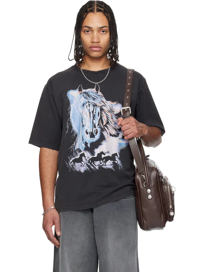LU'U DAN LU'U DAN 'Year of the Horse' Oversized Concert Tシャツの商品画像