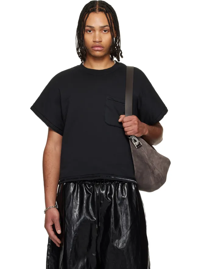 LU'U DAN LU'U DAN Wadded ポケットTシャツの商品画像