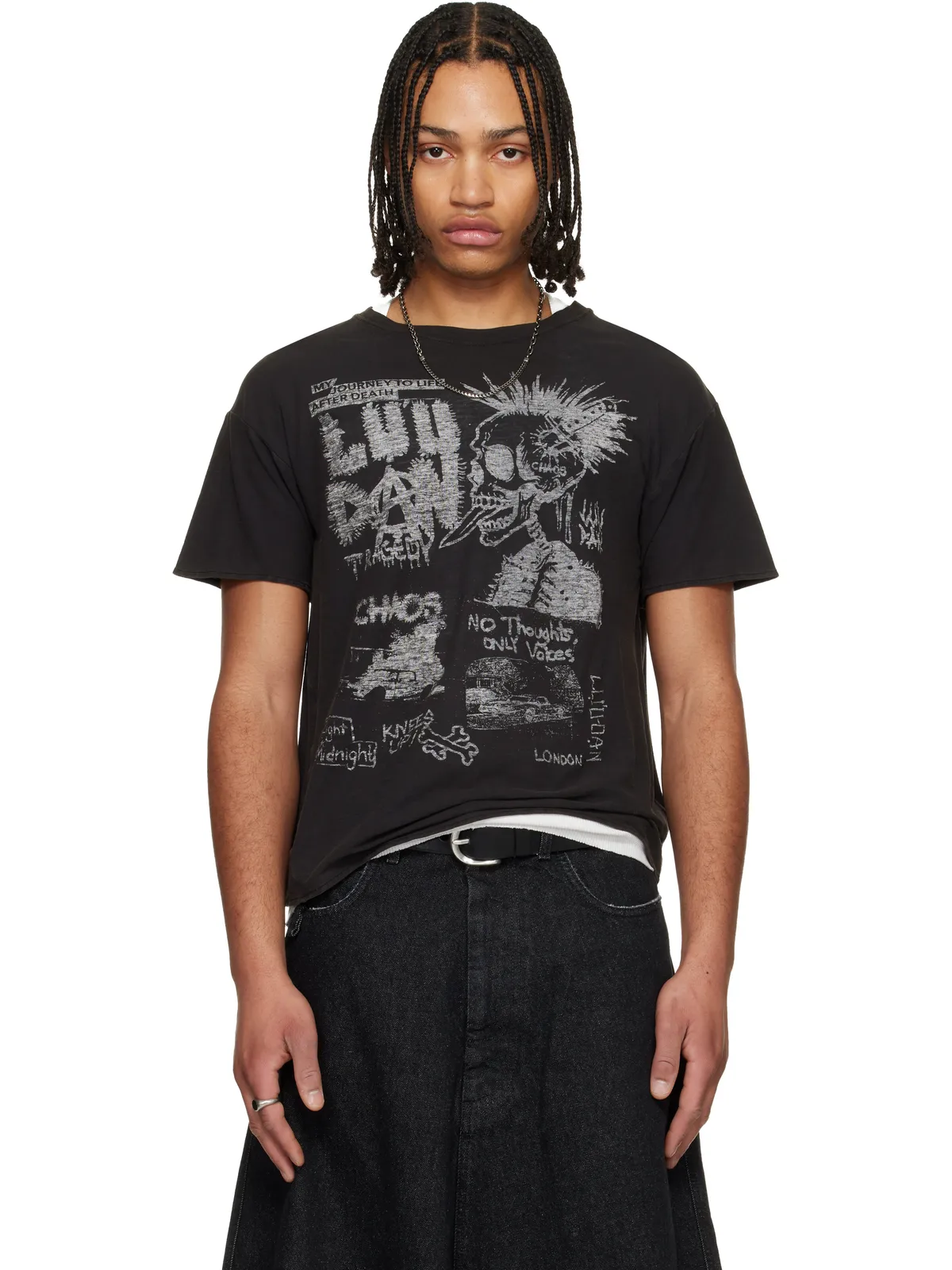 LU'U DAN Thrash Tシャツ - 画像1