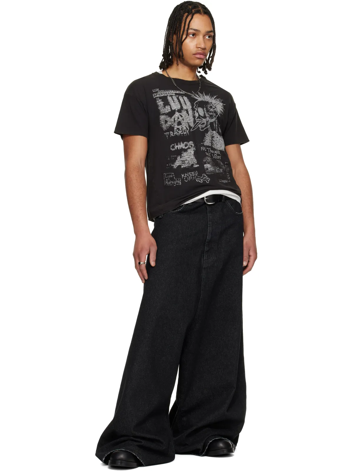 LU'U DAN Thrash Tシャツ - 画像4