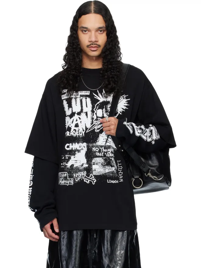 LU'U DAN LU'U DAN Double Deck Tシャツの商品画像