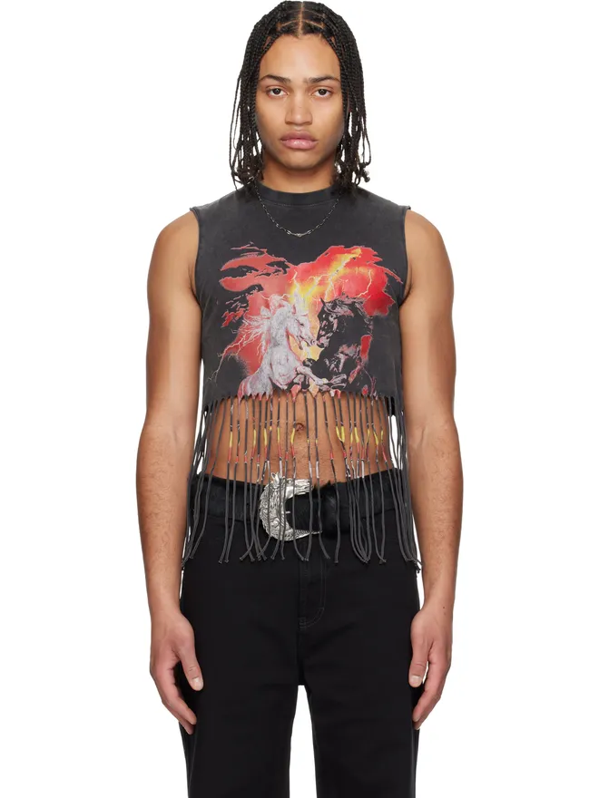 LU'U DAN LU'U DAN 'Year of the Horse' Bronco Tシャツの商品画像
