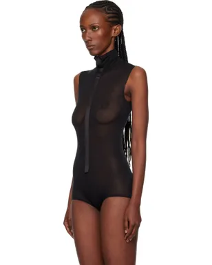 Mugler Tuxedo ノースリーブ ボディスーツ - サムネイル4