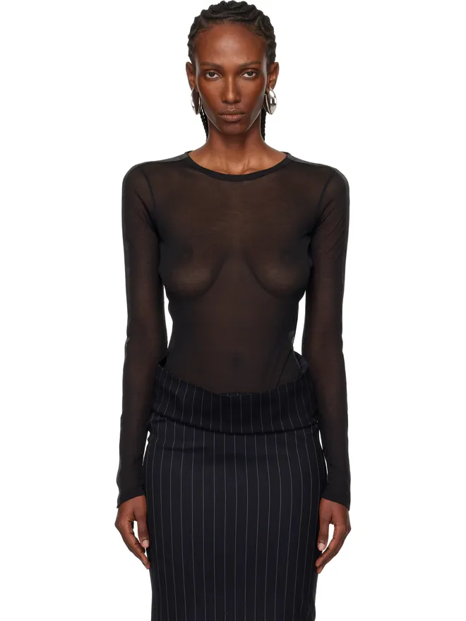 Mugler Mugler Tuxedo ボディスーツの商品画像