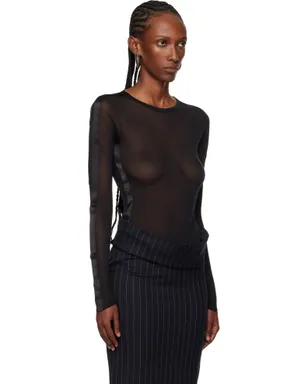 Mugler Tuxedo ボディスーツ - サムネイル2