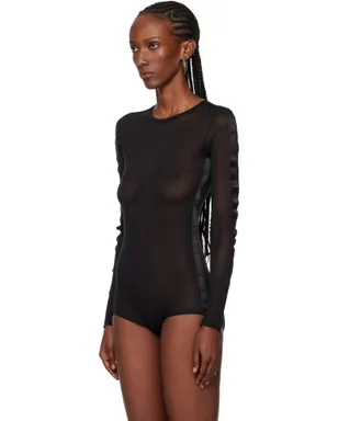 Mugler Tuxedo ボディスーツ - サムネイル4