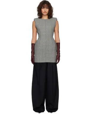 Mugler Checked Stockman ミニワンピース - サムネイル1