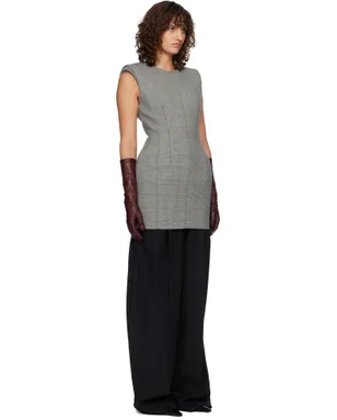 Mugler Checked Stockman ミニワンピース - サムネイル2