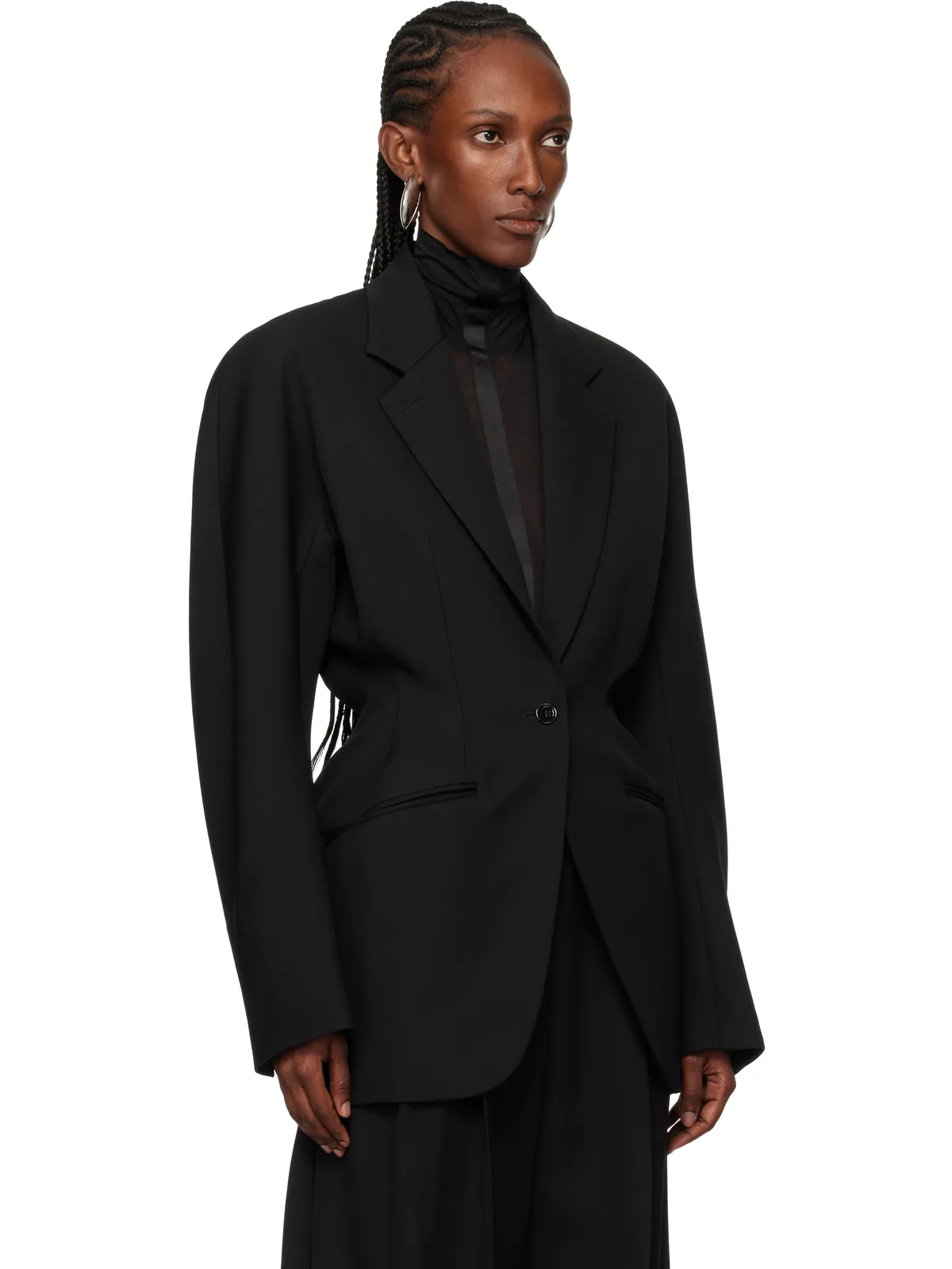 Mugler Cinched テーラードジャケット - 画像2