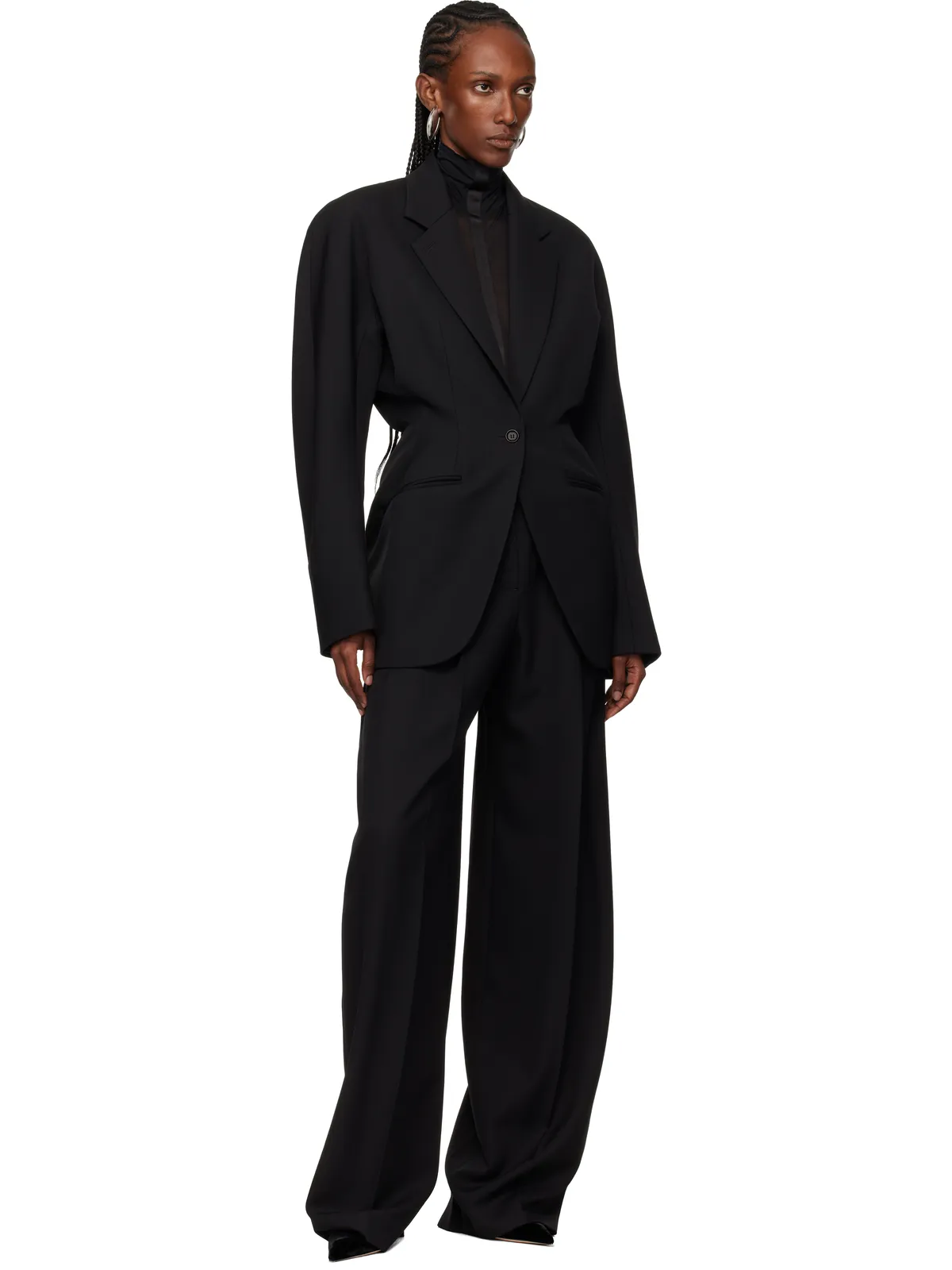 Mugler Cinched テーラードジャケット - 画像4