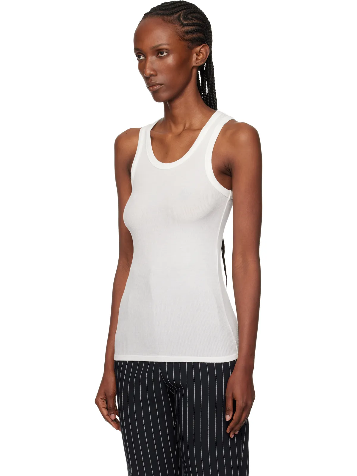 Mugler リブタンクトップ - 画像4