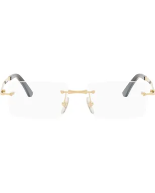 Cartier 'Santos de Cartier' チタン スクエアメガネ - サムネイル1