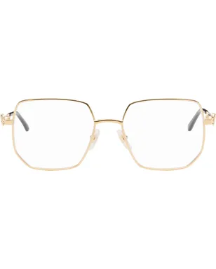 Cartier 'Panthère de Cartier' Squared メガネ - サムネイル1