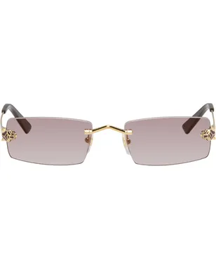 Cartier 'Panthère de Cartier' スクエアサングラス - サムネイル1