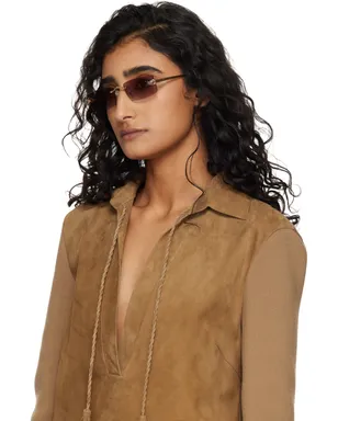 Cartier 'Panthère de Cartier' スクエアサングラス - サムネイル4
