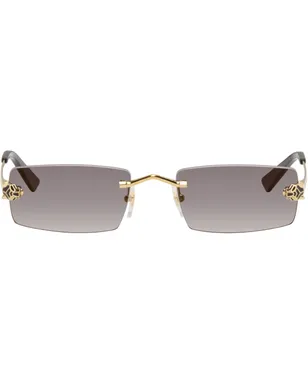 Cartier 'Panthère de Cartier' スクエアサングラス - サムネイル1
