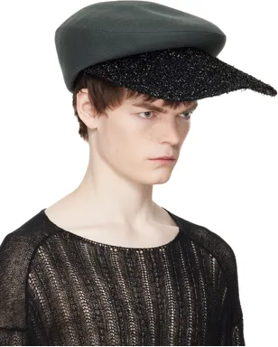 Comme des Garçons Homme Plus Hizumeエディション ツイル キャップ - サムネイル2