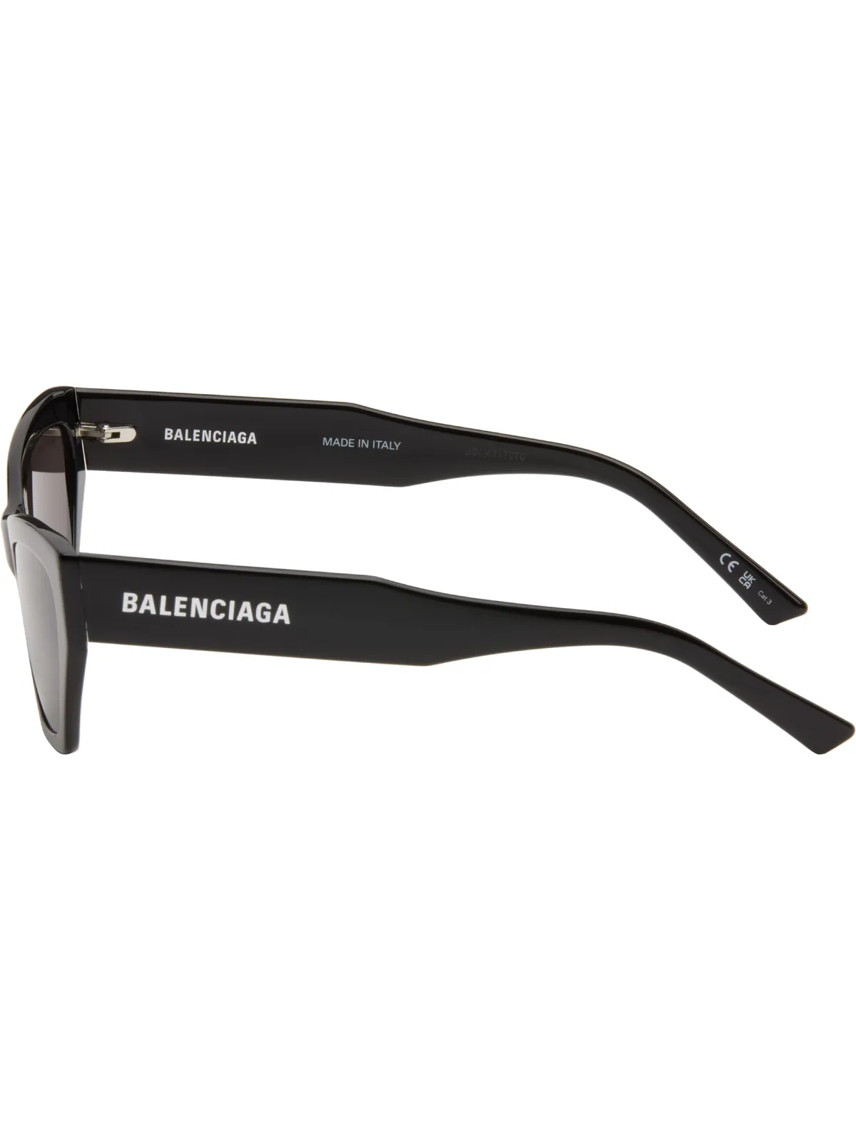 Balenciaga Flat Text キャットアイサングラス - 画像3