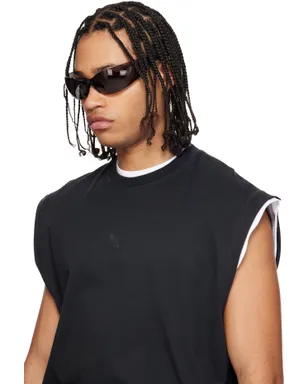 Balenciaga Afterhour オーバルサングラス - サムネイル4