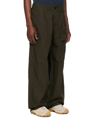 C.P. Company カーキ Micro-Reps Boxy Leg Pocket Lens カーゴパンツ - サムネイル2