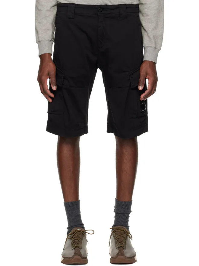 C.P. Company C.P. Company Stretch Sateen Cargo Lens ショートパンツの商品画像