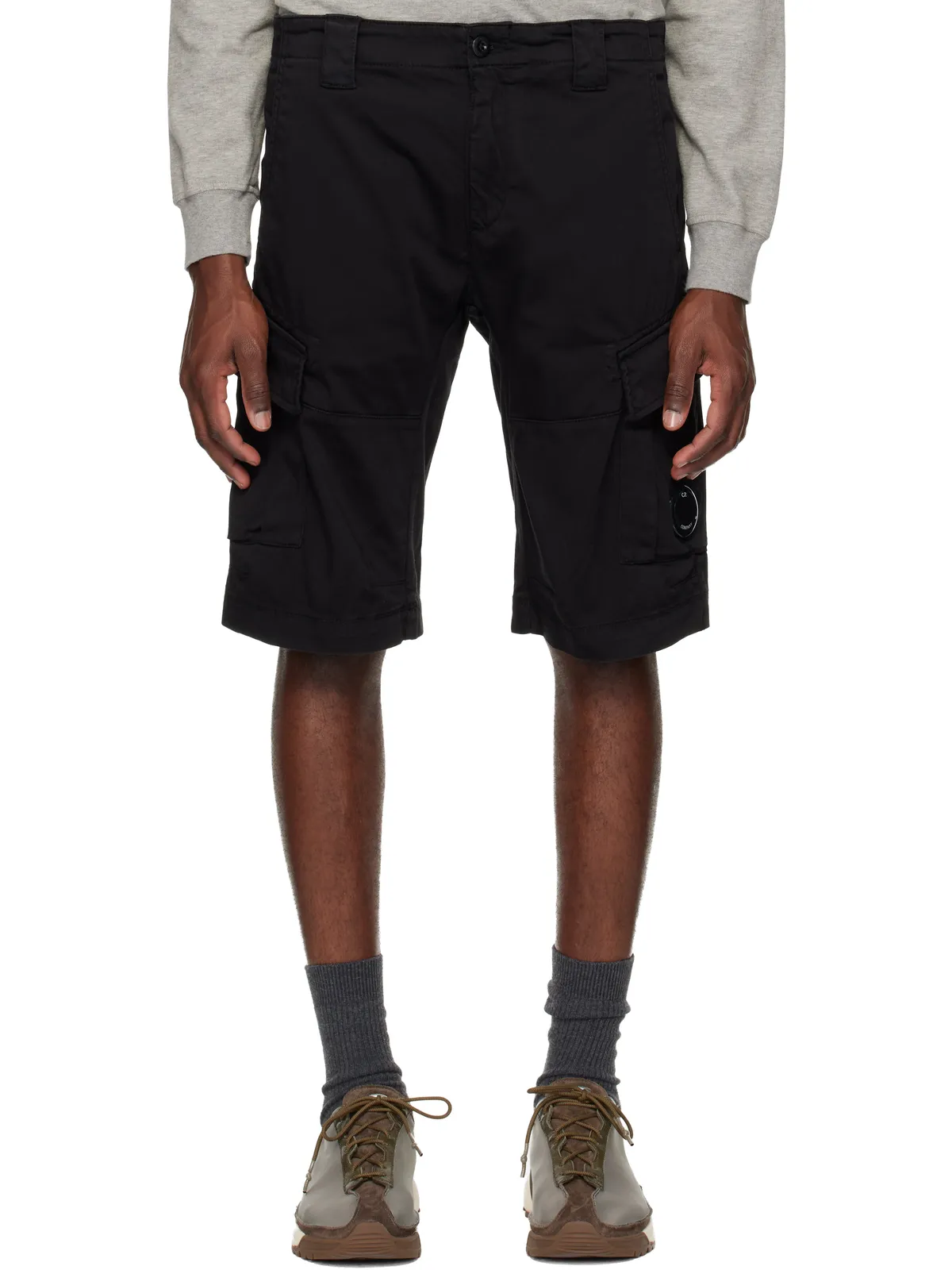 C.P. Company Stretch Sateen Cargo Lens ショートパンツ - 画像1