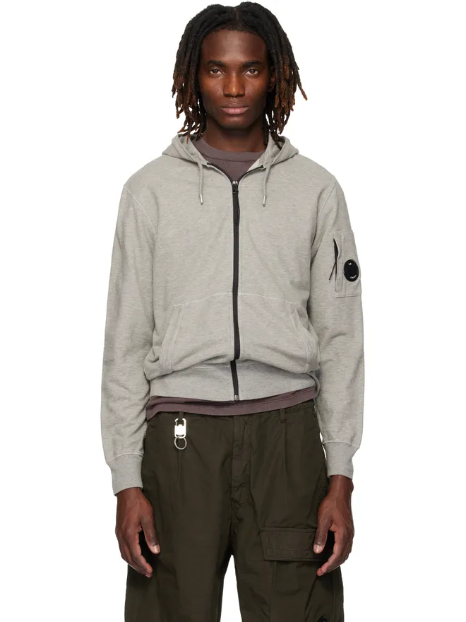 C.P. Company C.P. Company Light Fleece Zip Lens フーディの商品画像