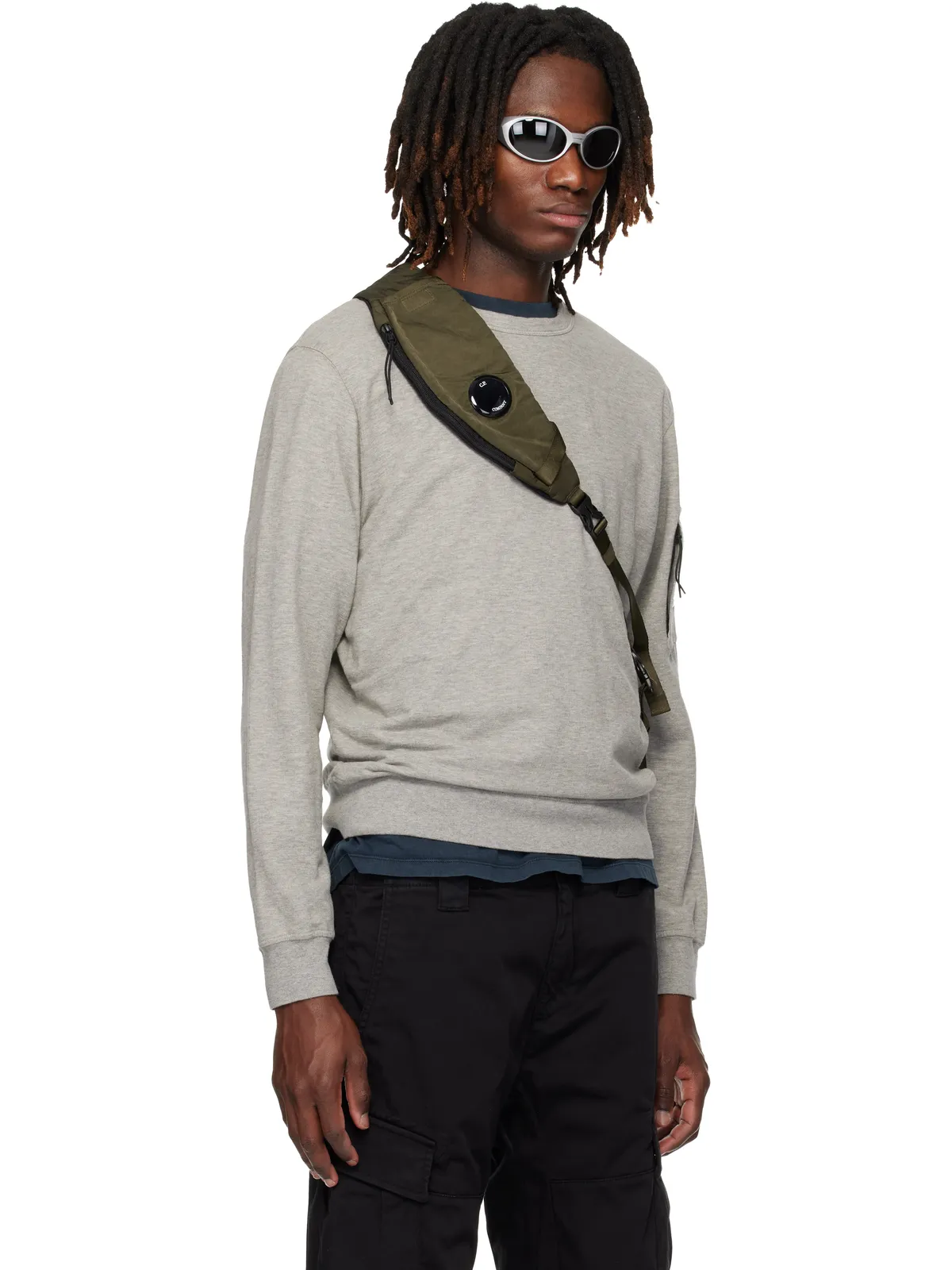 C.P. Company Light Fleece クルーネック スウェットシャツ - 画像2