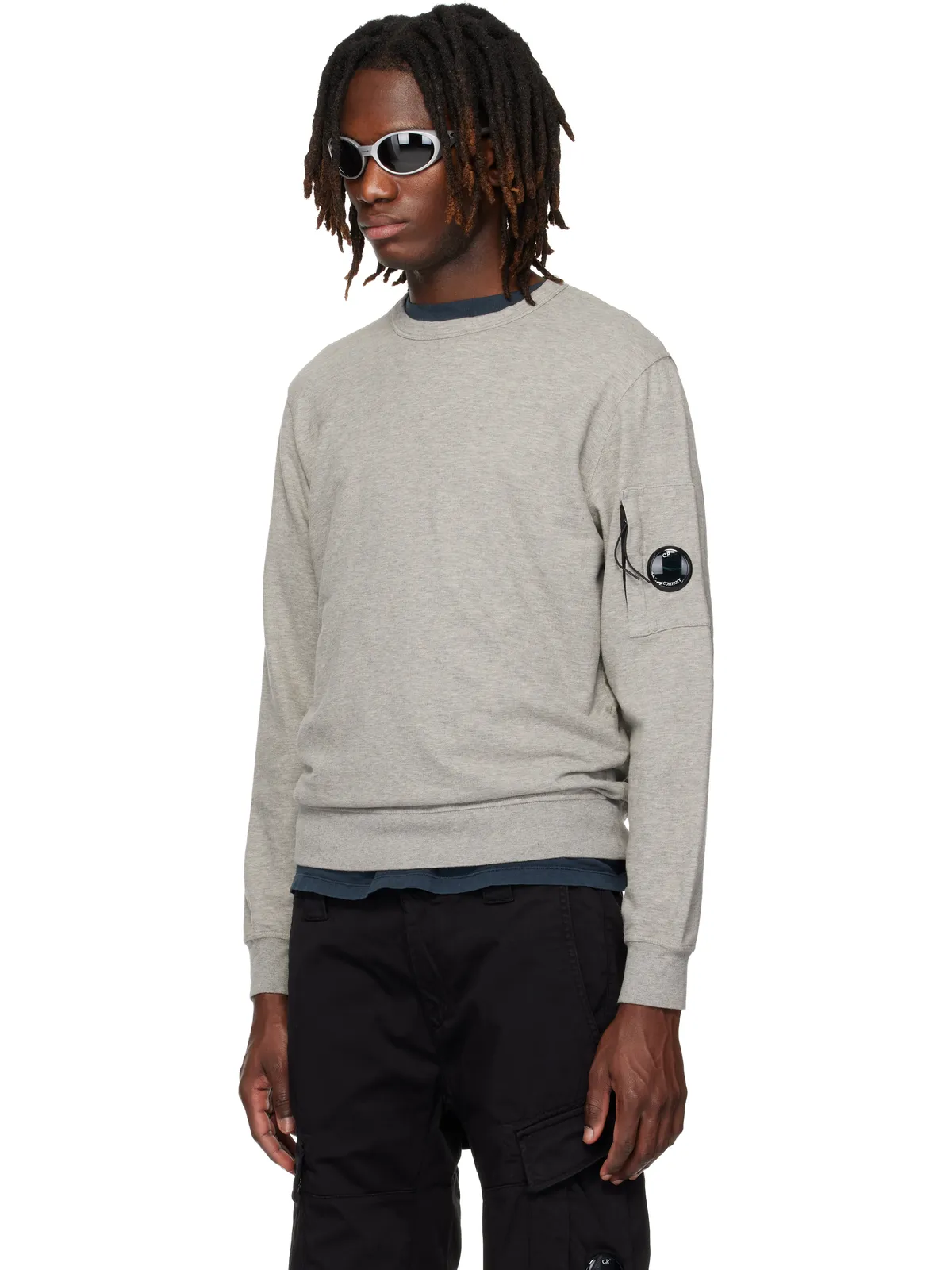C.P. Company Light Fleece クルーネック スウェットシャツ - 画像4