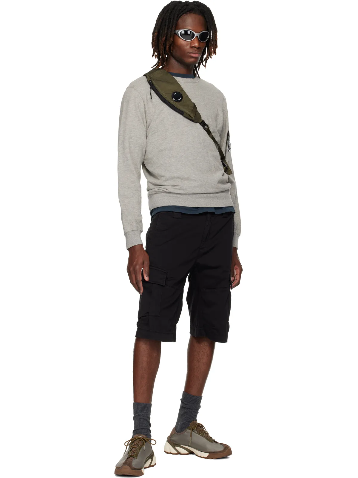 C.P. Company Light Fleece クルーネック スウェットシャツ - 画像5