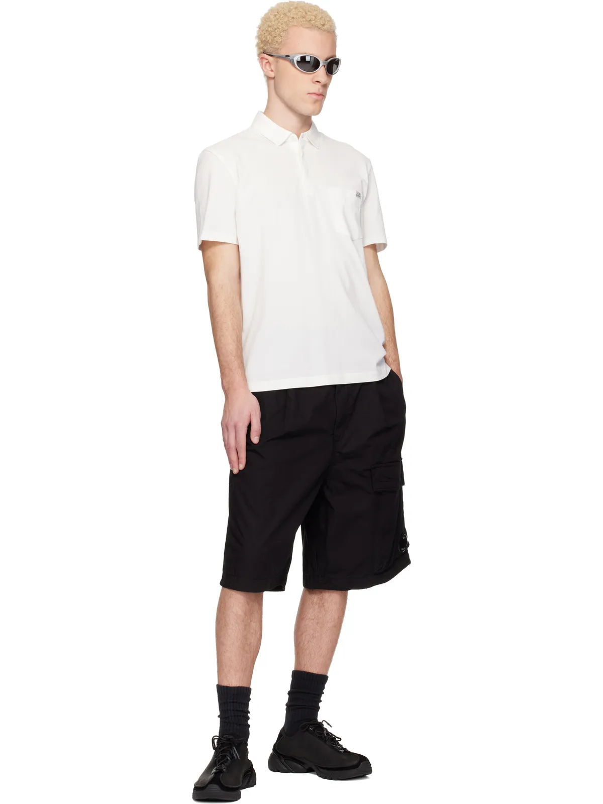 C.P. Company Stretch Piquet 半袖ポロシャツ - 画像4