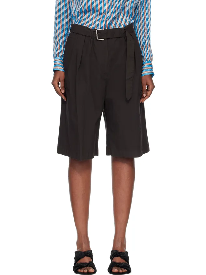 Dries Van Noten Dries Van Noten ベルト ショートパンツの商品画像
