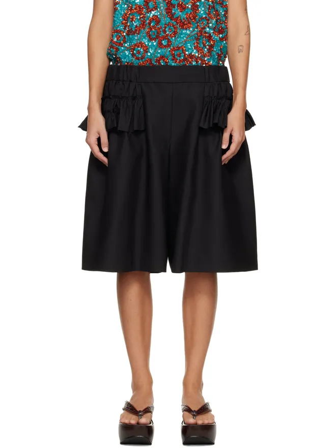 Dries Van Noten Dries Van Noten ラッフル ショートパンツの商品画像