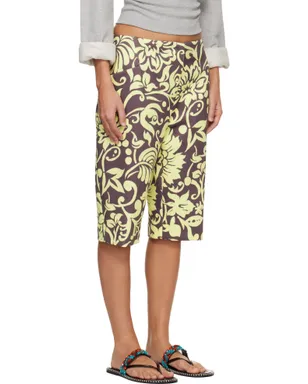 Dries Van Noten Patterned ショートパンツ - サムネイル2