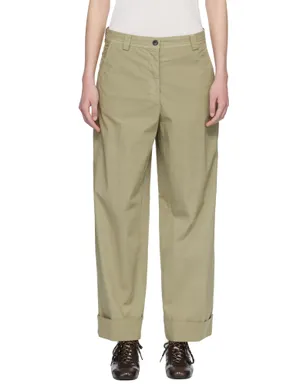 Dries Van Noten ストレッチコットン トラウザーズ - サムネイル1