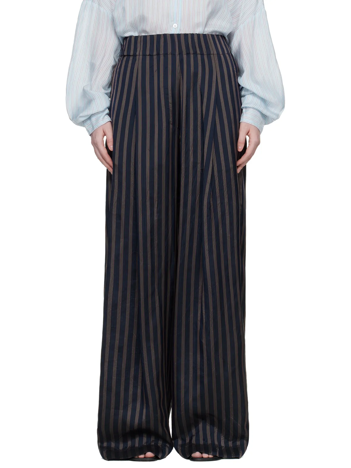 Dries Van Noten ドローストリング トラウザーズ - 画像1