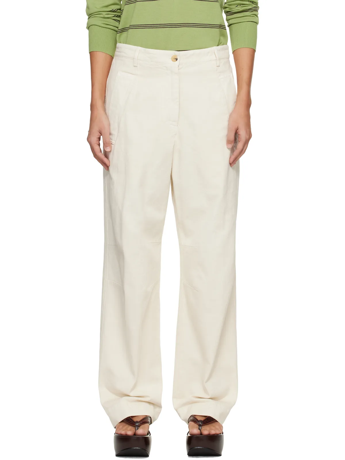 Dries Van Noten ルーズフィット ワークパンツ - 画像1