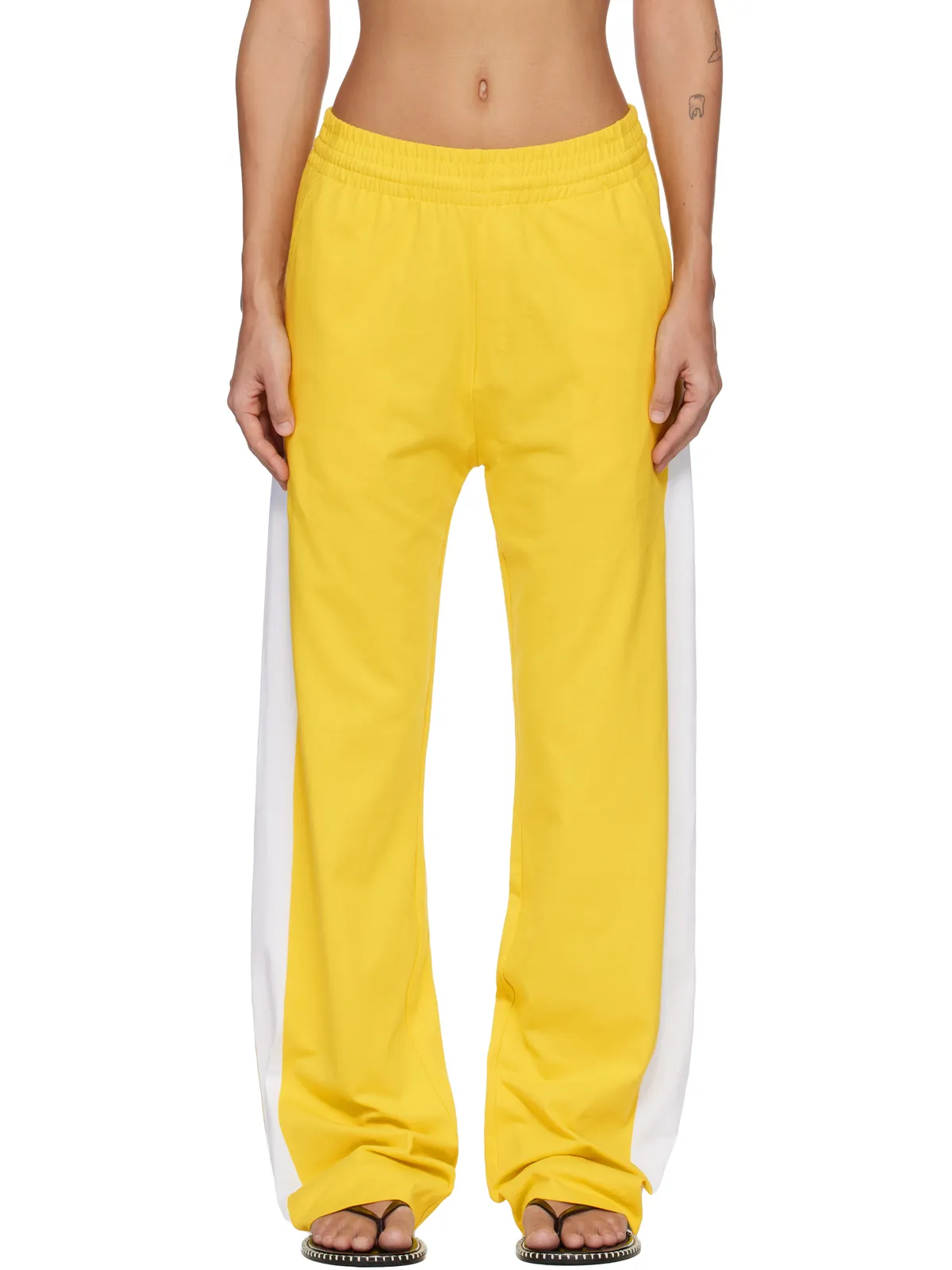 Dries Van Noten Contrasting トラウザーズ - 画像1