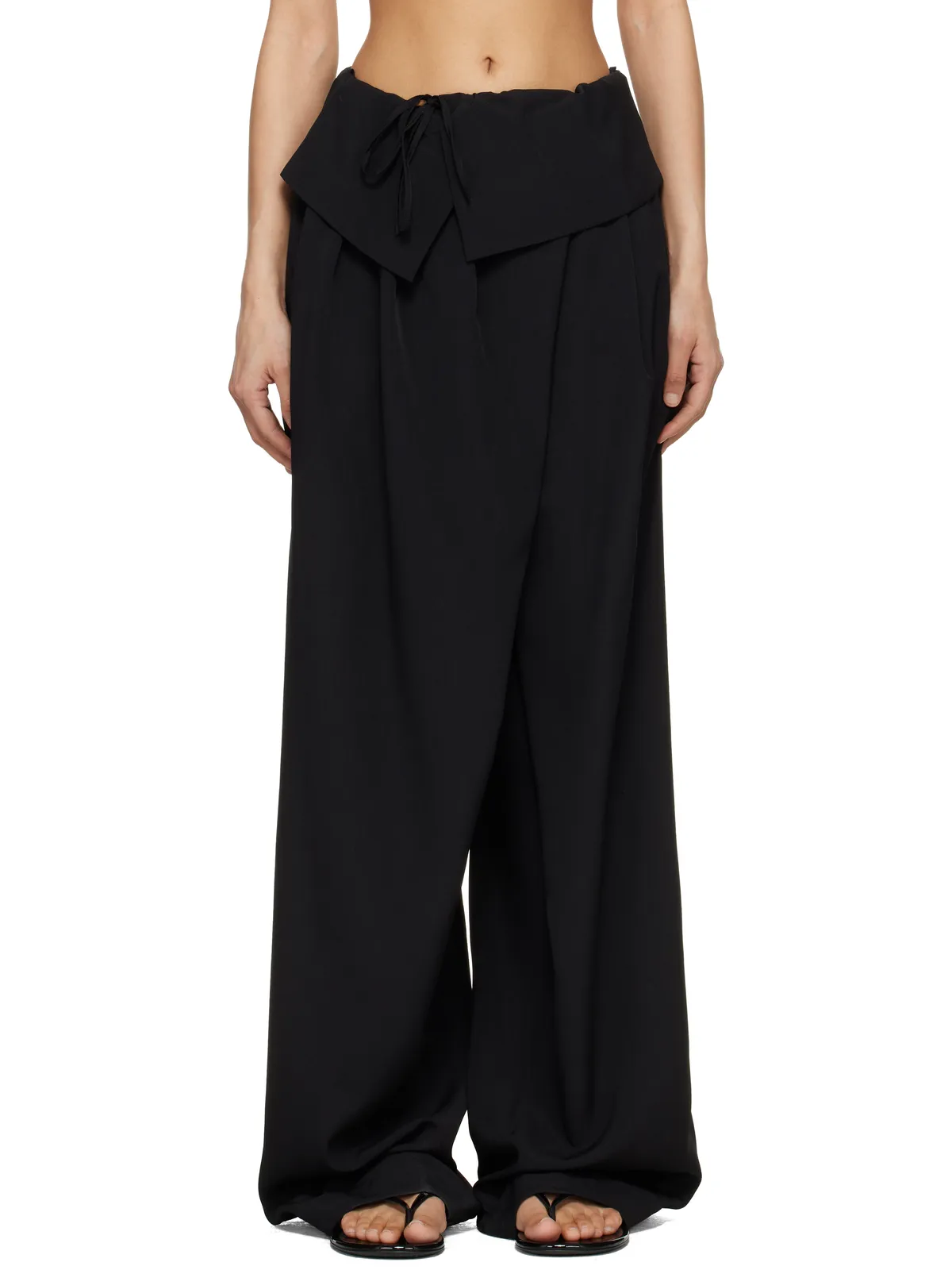 Dries Van Noten ドレープ トラウザーズ - 画像1