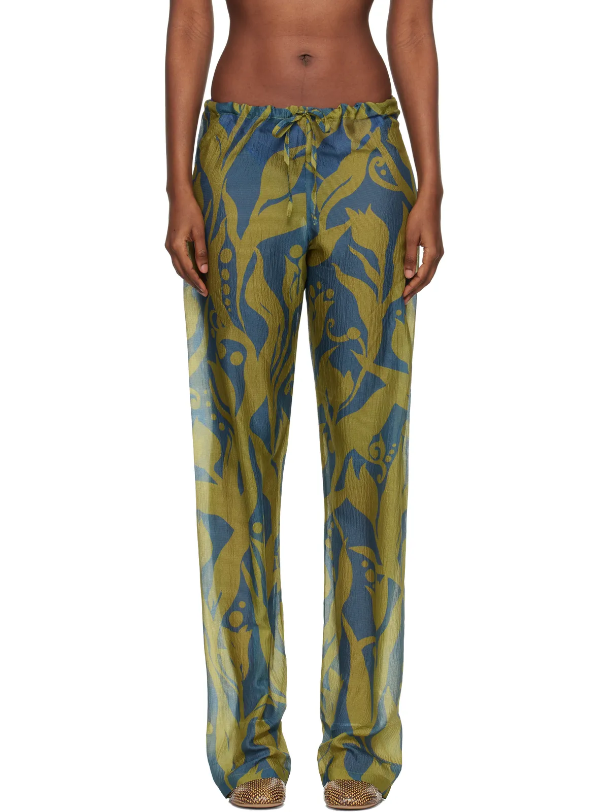 Dries Van Noten Elasticated トラウザーズ - 画像1