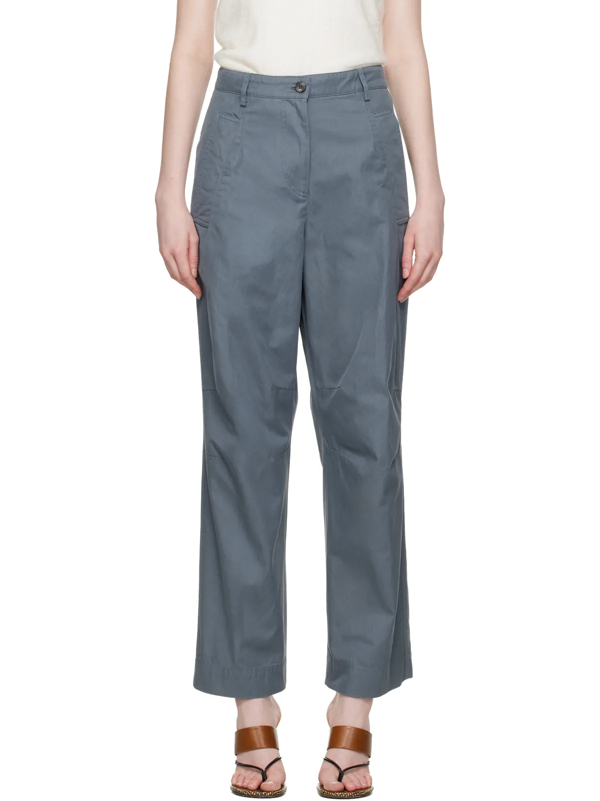 Dries Van Noten コットン トラウザーズ - 画像1